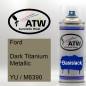 Preview: Ford, Dark Titanium Metallic, YU / M6390: 400ml Sprühdose, von ATW Autoteile West.